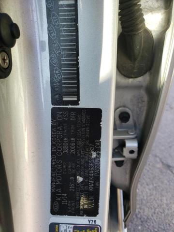 KNAFK4A63F5356837 KIA FORTE LX