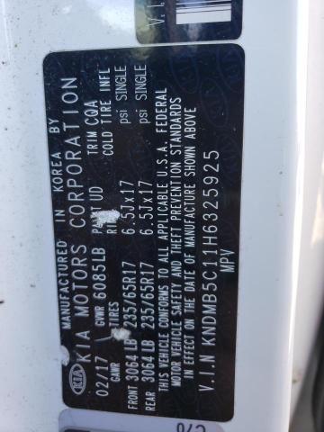 KNDMB5C11H6325925 KIA SEDONA LX