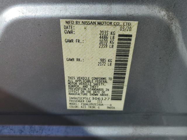 1N4AZ1CP5LC306127 Nissan LEAF SV