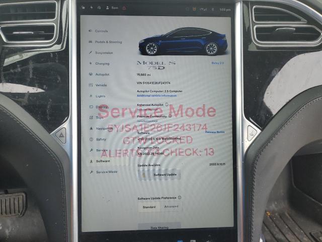 5YJSA1E26JF243174 Tesla MODEL S