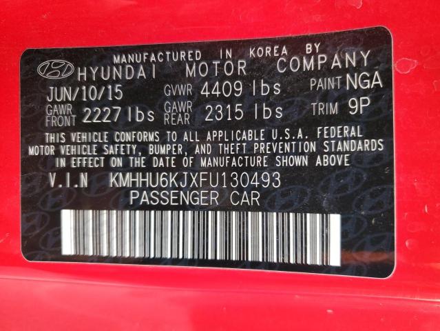 2015 HYUNDAI GENESIS CO - KMHHU6KJXFU130493
