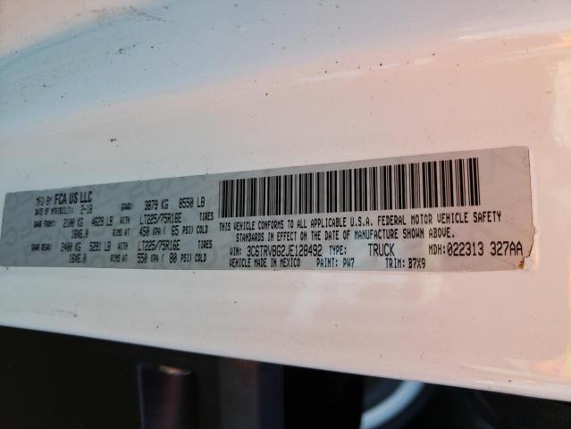 2018 RAM PROMASTER 3C6TRVBG2JE128492