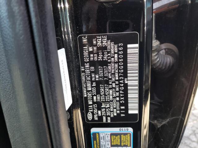 5XYPG4A37GG060663 KIA SORENTO LX