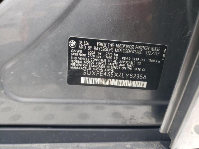 5UXFE435X7LY82358 BMW X5 3.0I