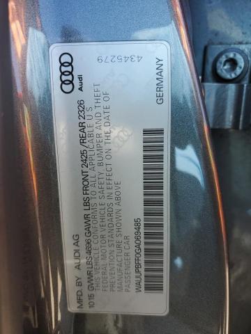 2016 AUDI A3 E-TRON - WAUUPBFF0GA069485
