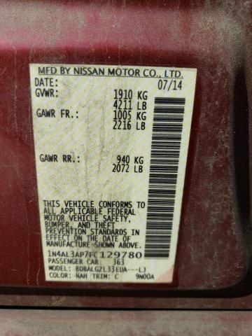 2015 NISSAN ALTIMA 2.5 - 1N4AL3AP7FC129780