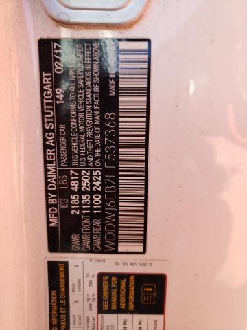 WDDWJ6EB7HF537368 Mercedes-Benz C 43 4matic Amg