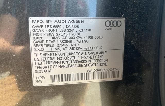 2015 AUDI Q7 PRESTIG - WA1DGAFEXFD003246
