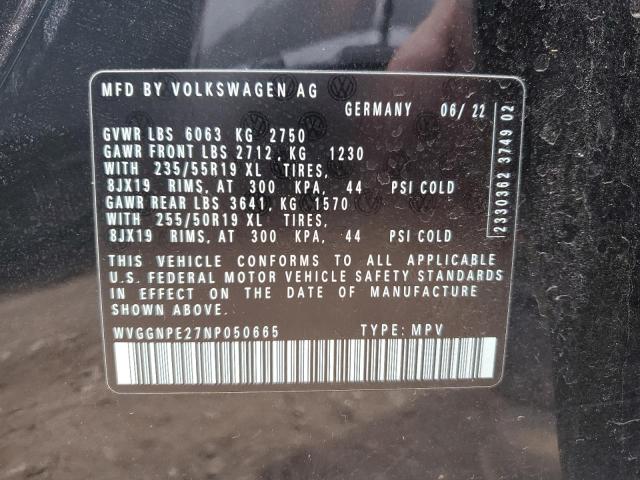 2022 VOLKSWAGEN ID.4 PRO S WVGGNPE27NP050665