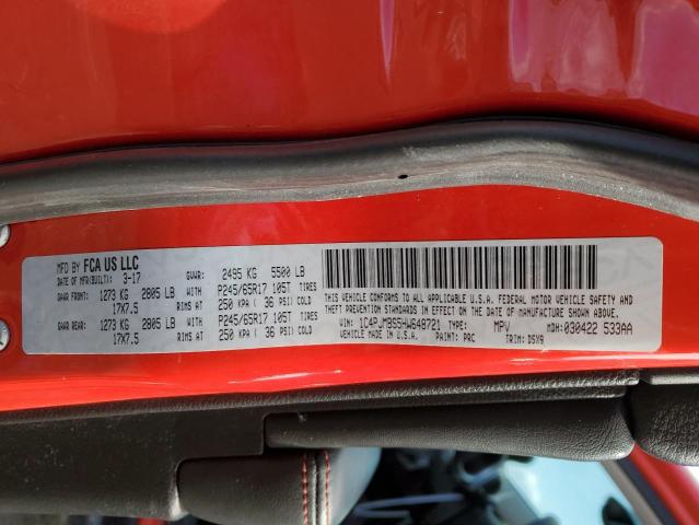1C4PJMBS5HW648721 Jeep Cherokee Trailhawk