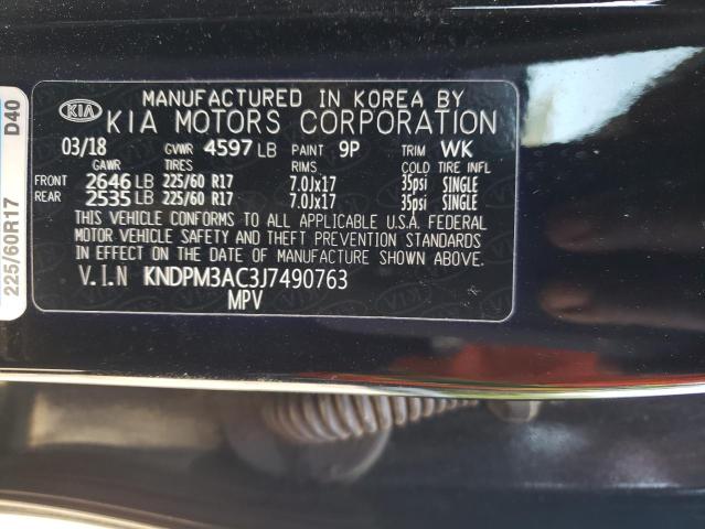 KNDPM3AC3J7490763 KIA Sportage Lx