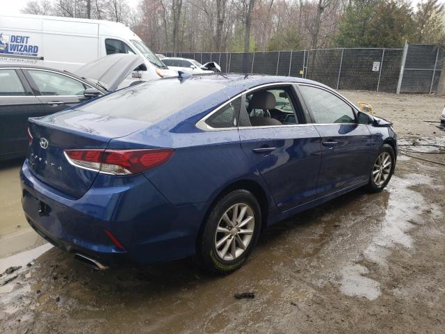 VIN: 5NPE24AFXJH597916 Auction: COPART Lot: 43138653 Location: DC - WASHINGTON DC 5NPE24AFXJH597916 HYUNDAI SONATA 2018 BLUE Photo 3