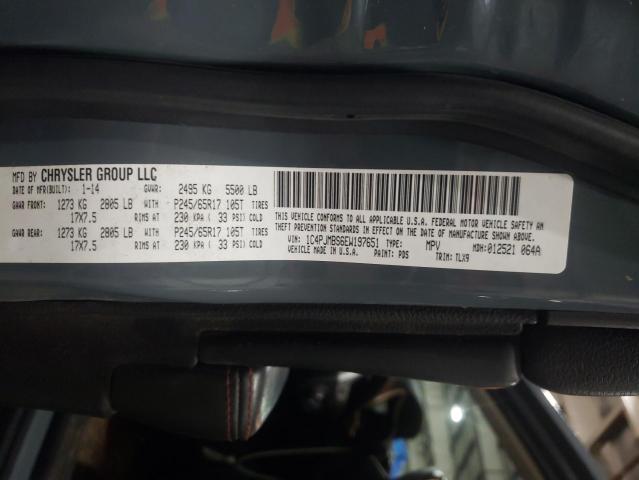 1C4PJMBS6EW197651 Jeep Cherokee Trailhawk