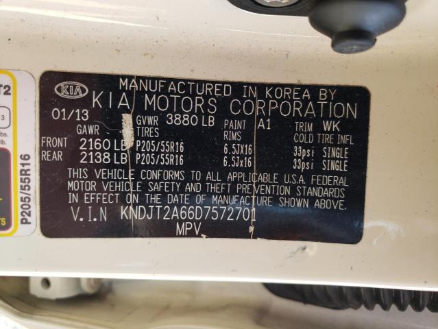 KNDJT2A66D7572701 KIA SOUL +