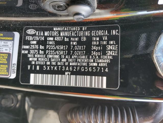 5XYKT3A62FG565714 KIA SORENTO LX