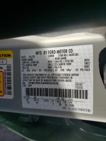 3FMCR9C64NRD63038 Ford Bronco Sport Outer Banks