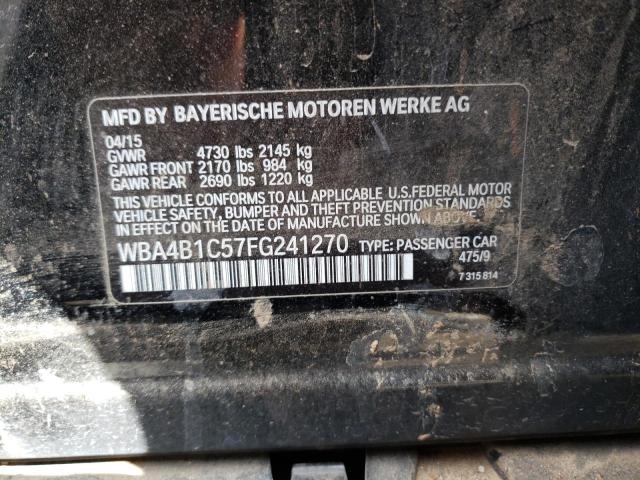 WBA4B1C57FG241270 BMW 435 I Gran Coupe