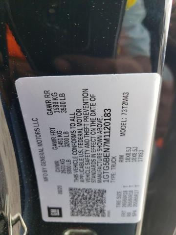 2021 GMC CANYON ELE 1GTG5BEN7M1120183