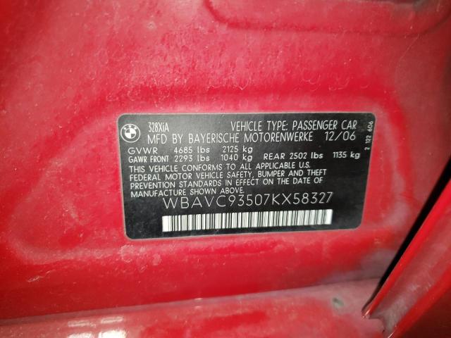 WBAVC93507KX58327 BMW 328 XI