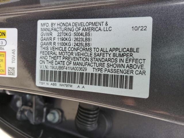 2022 ACURA TLX TECHNO - 19UUB6F41NA003629