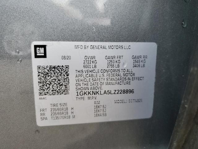 2020 GMC ACADIA SLE - 1GKKNKLA5LZ228896