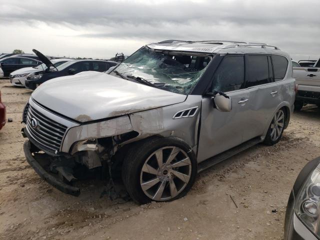 Salvage cars for sale from Copart San Antonio, TX: 2012 Infiniti QX56