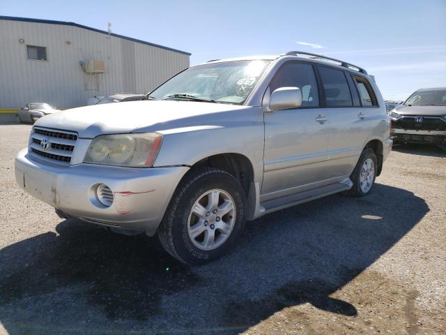 Salvage cars for sale from Copart Tucson, AZ: 2003 Toyota Highlander Limited
