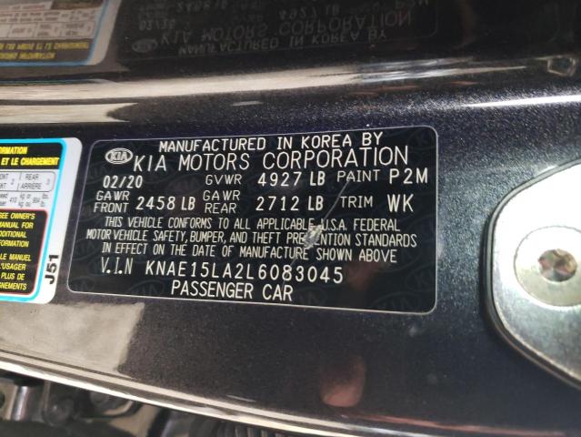 2020 KIA STINGER - KNAE15LA2L6083045