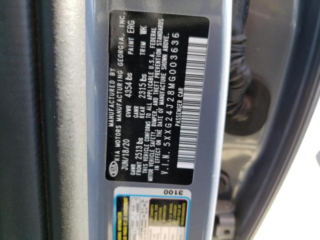 2021 KIA K5 LX - 5XXG24J28MG003636