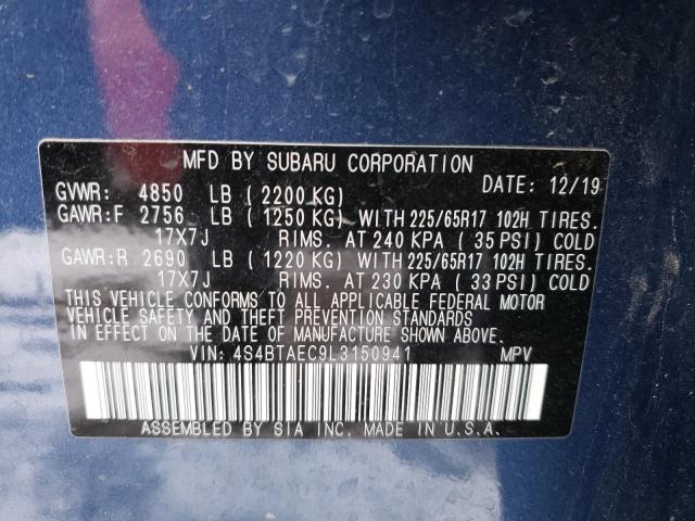 4S4BTAEC9L3150941 Subaru Outback Premium
