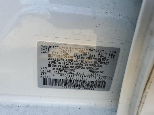 3N1AB7AP5FY300511 Nissan SENTRA S
