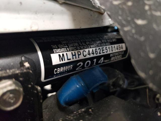 2014 HONDA CBR500 R MLHPC4462E5101494