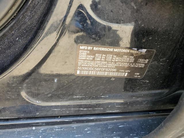 2015 BMW X6 SDRIVE3 - 5UXKU0C56F0F92096