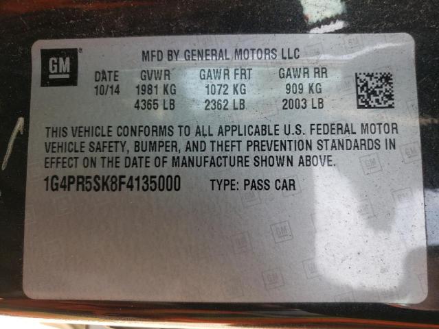 1G4PR5SK8F4135000 Buick Verano Convenience