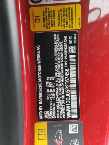 WMW13DJ05P2T67456 Mini Cooper Se