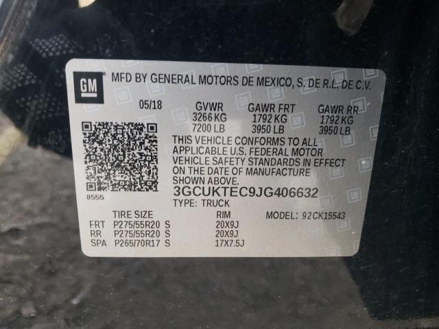 2018 CHEVROLET SILVRDO LT 3GCUKTEC9JG406632