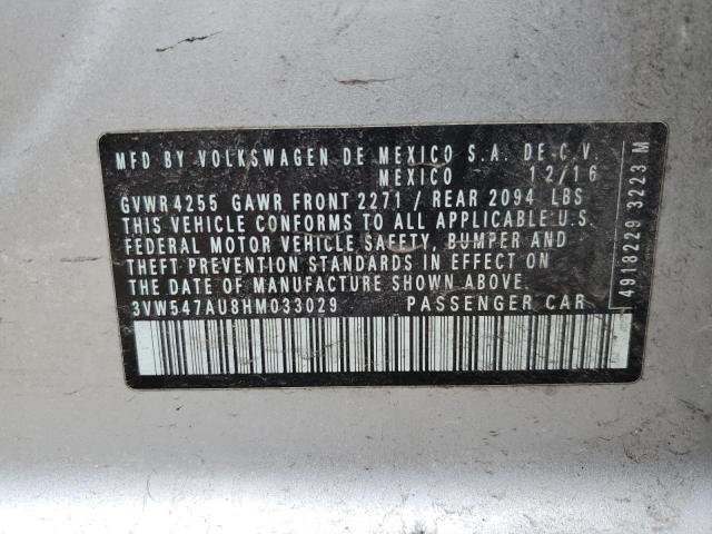 2017 VOLKSWAGEN GTI SPORT - 3VW547AU8HM033029