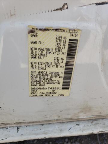 1N6AD0ER9EN745661 Nissan FRONTIER S
