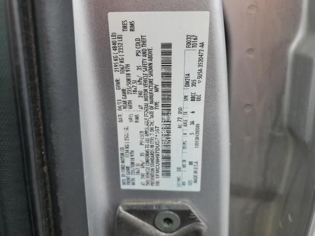 VIN 1FMCU9H97DUD71367 2013 FORD ESCAPE no.12