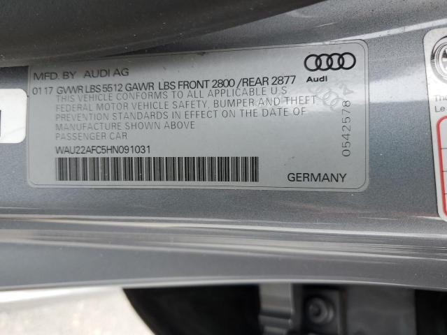 2017 AUDI A7 PRESTIG - WAU22AFC5HN091031