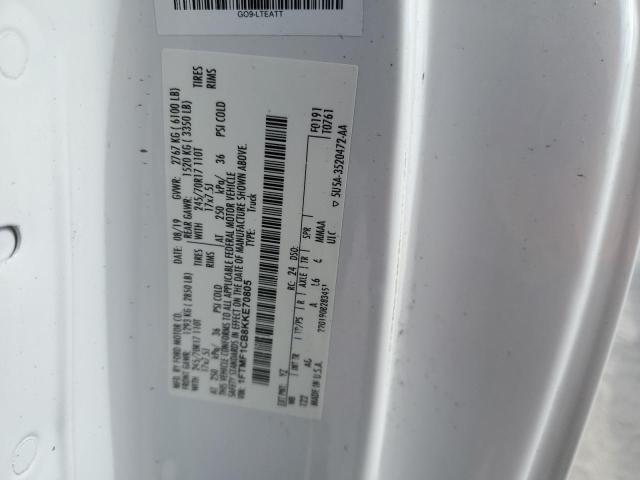 2019 FORD F150 - 1FTMF1CB8KKE70805