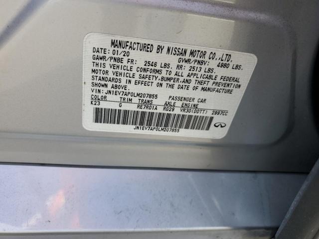 2020 INFINITI Q50 PURE - JN1EV7AP0LM207855