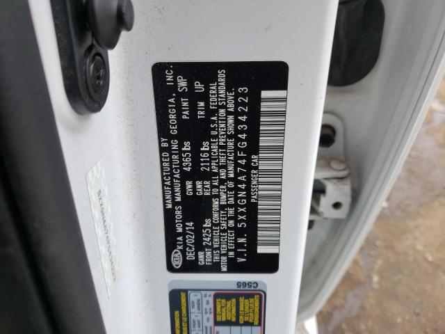 5XXGN4A74FG434223 KIA OPTIMA EX