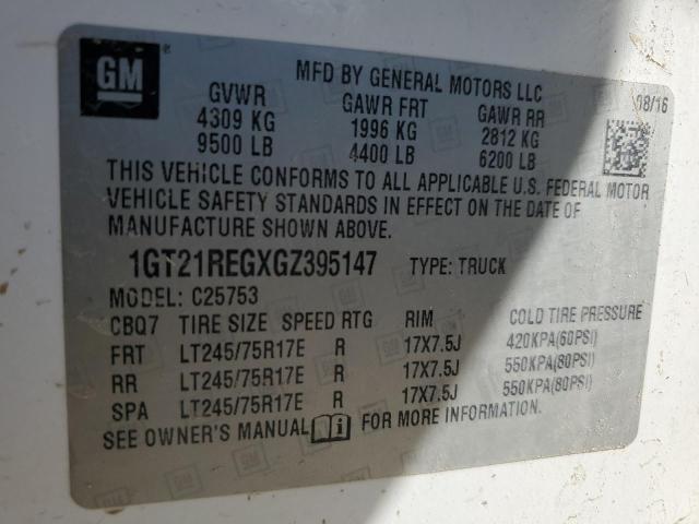 2016 GMC SIERRA C25 - 1GT21REGXGZ395147