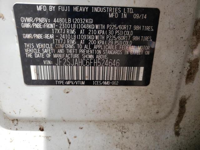 JF2SJAHC6FH524646 Subaru Forester 2.5i Limited