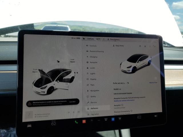 5YJ3E1EA8NF156866 Tesla MODEL 3