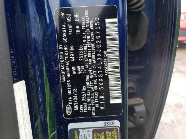 5XXGT4L3XJG267150 KIA Optima Lx