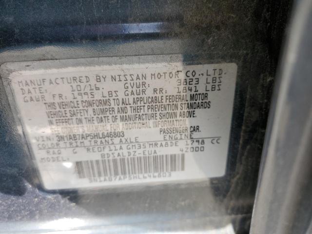 3N1AB7AP5HL646803 Nissan SENTRA S