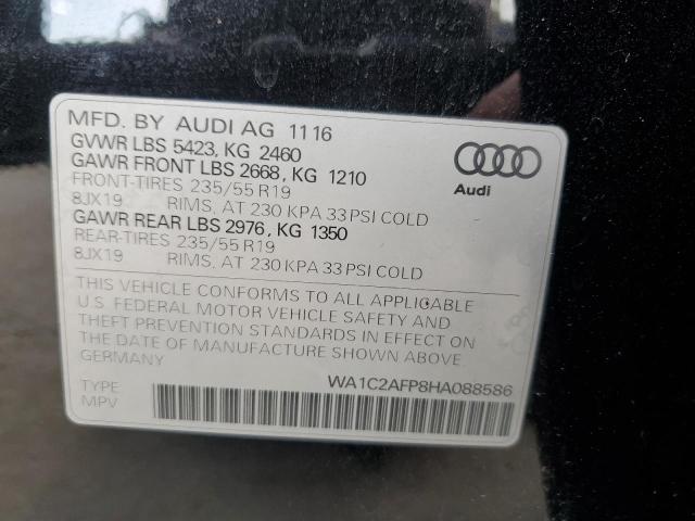 VIN WA1C2AFP8HA088586 2017 Audi Q5, Premium no.13