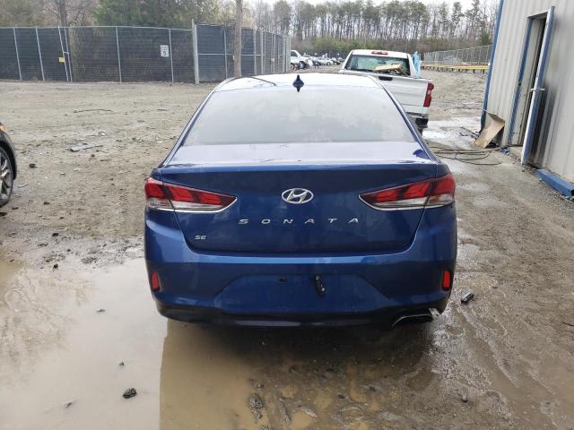 VIN: 5NPE24AFXJH597916 Auction: COPART Lot: 43138653 Location: DC - WASHINGTON DC 5NPE24AFXJH597916 HYUNDAI SONATA 2018 BLUE Photo 6